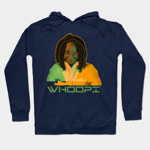 Whoopi Goldberg Hoodie by KoumlisArt